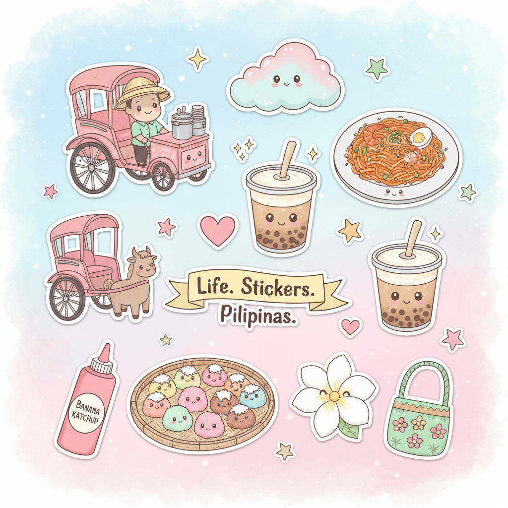 Sticker Squad PH - Filipino Street Food & Culture Collection