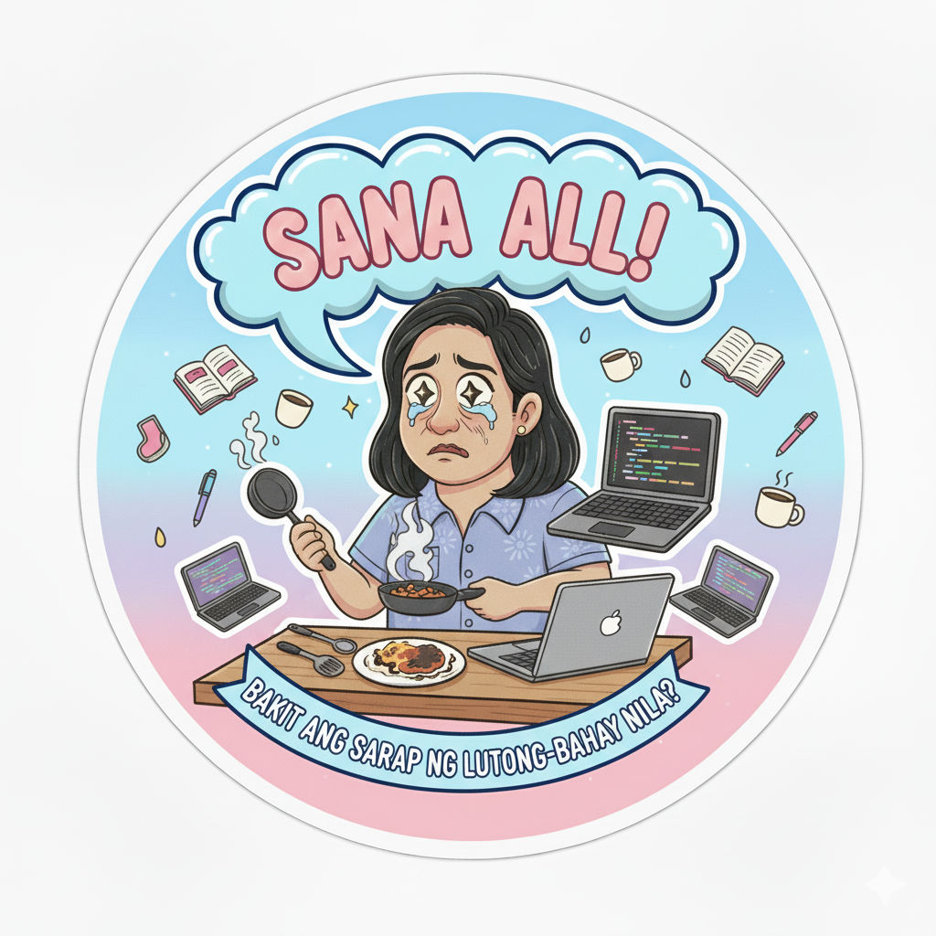 Sana All Sticker - Bakit Ang Sarap ng Lutong-Bahay Nila?