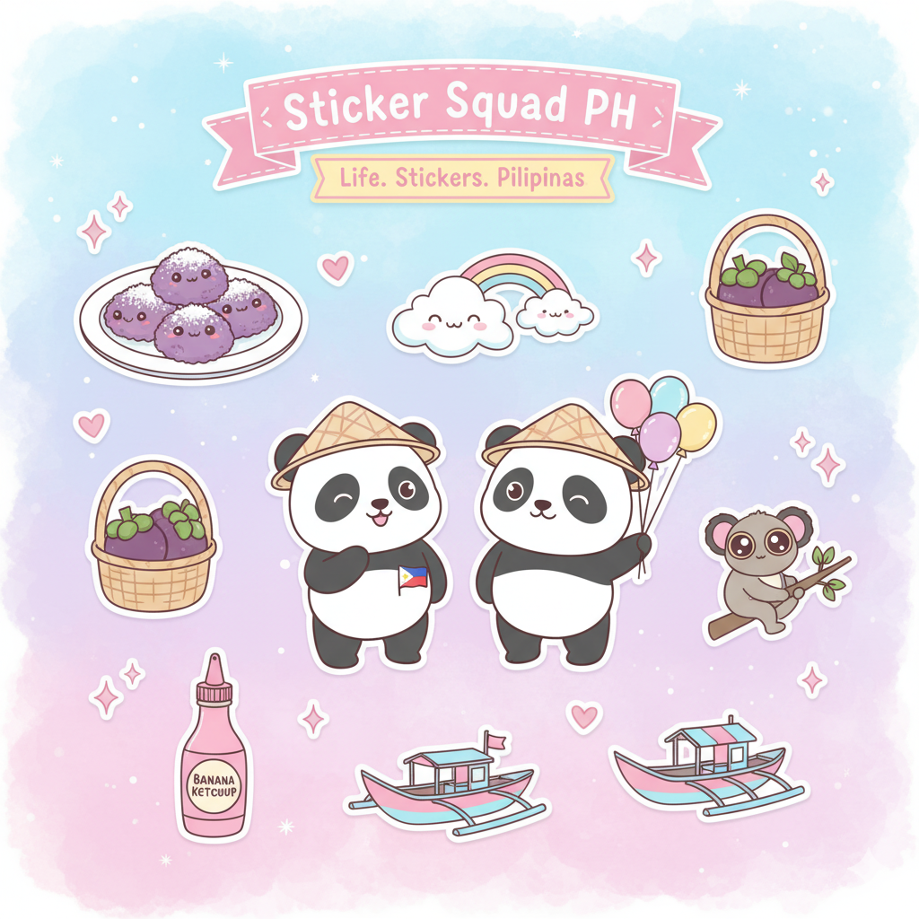 Sticker Squad PH - Kawaii Pandas Meet Philippines Collection