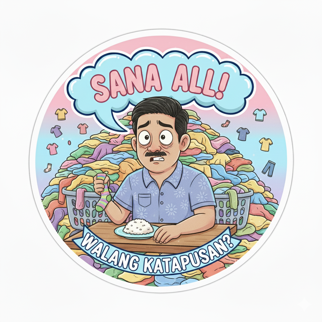 Sana All Sticker - Walang Katapusan? Laundry Life