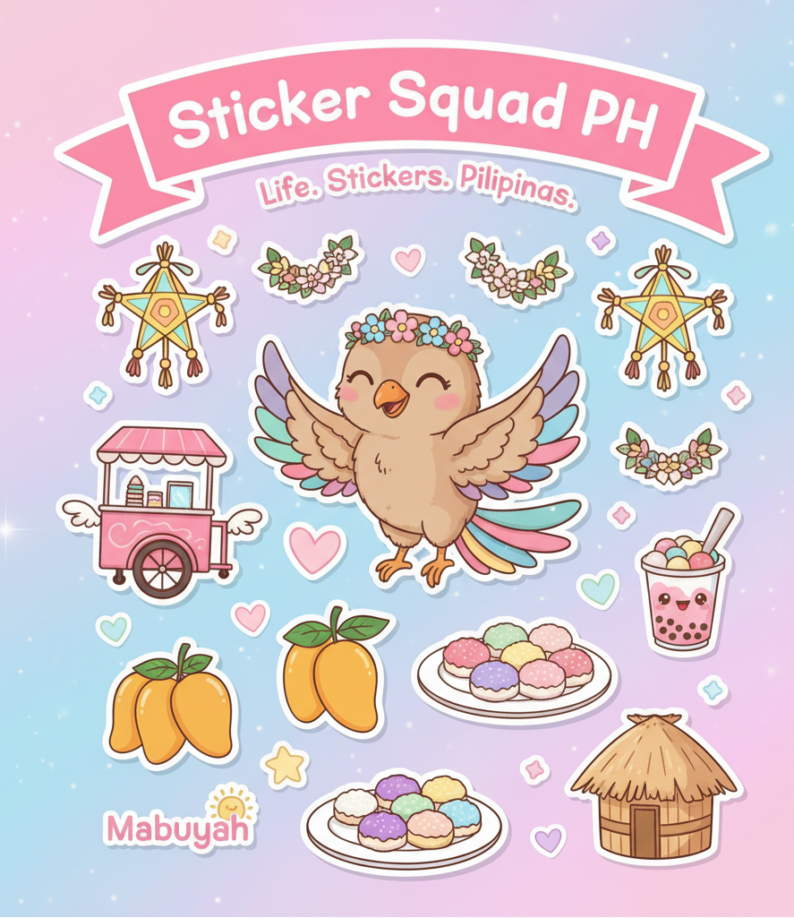 Sticker Squad PH - Mabuhay Collection Sticker Sheet