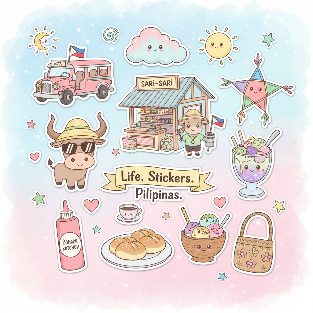 Sticker Squad PH - Sari-Sari Store & Filipino Life Collection
