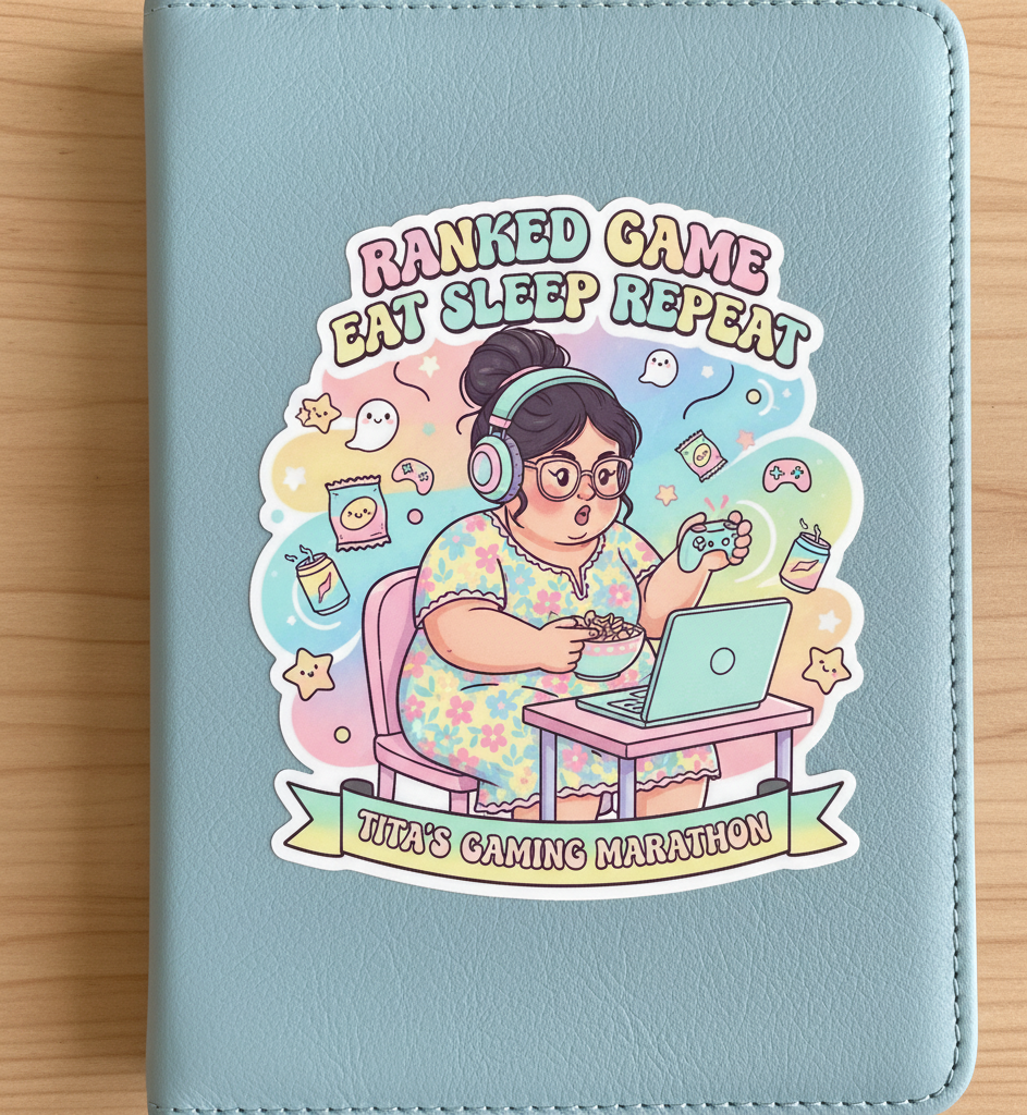 Ranked Game Eat Sleep Repeat Sticker - Tita's Gaming