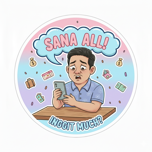 Sana All Sticker - Inggit Much? Filipino FOMO Guy