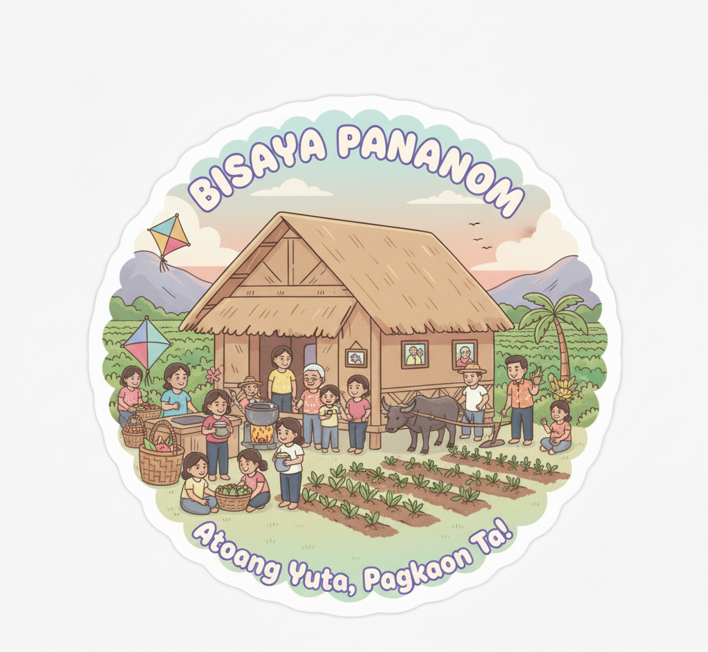 Bisaya Pananom Sticker - Atoang Yuta Pagkaon Ta