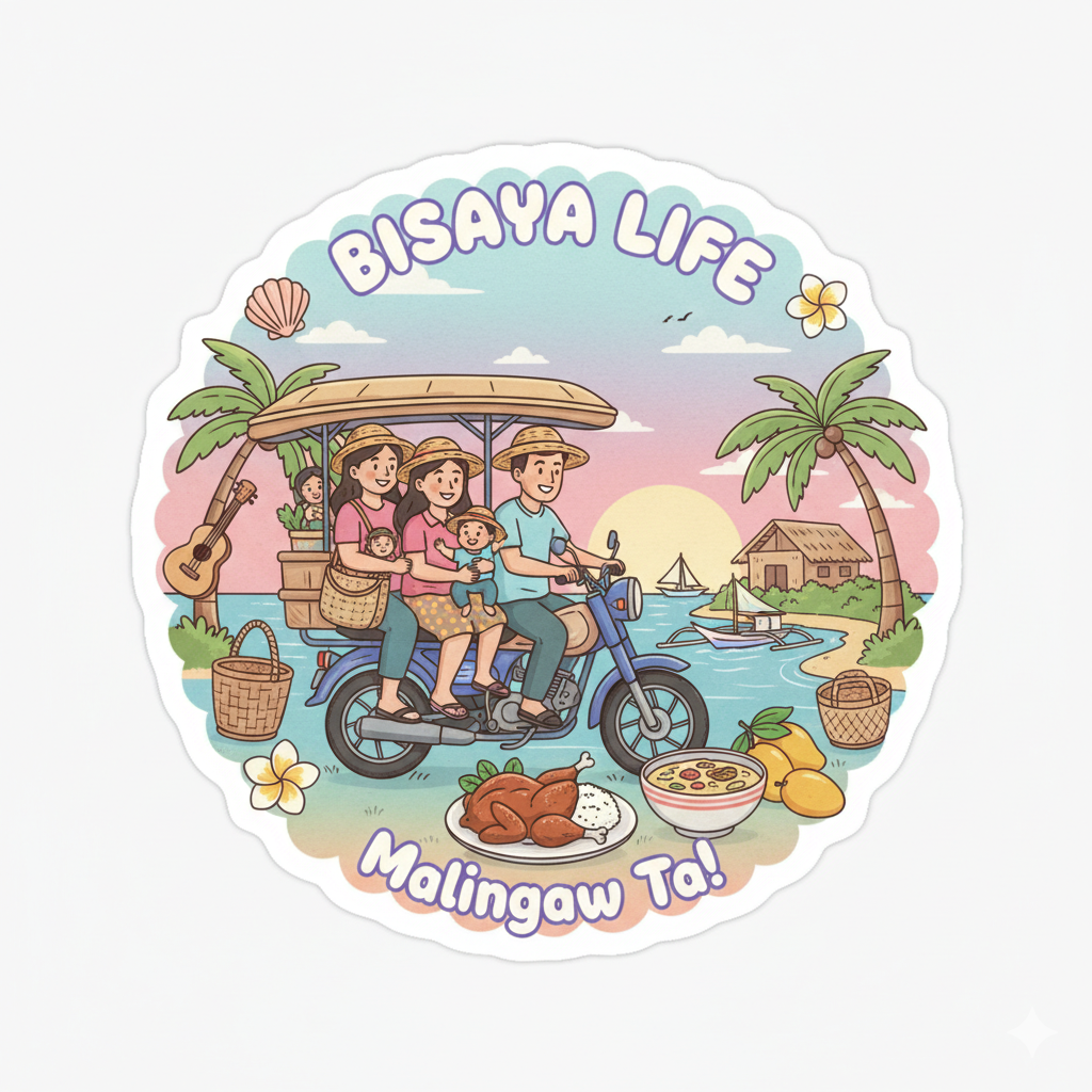 Bisaya Life Sticker - Malingaw Ta! Filipino Culture