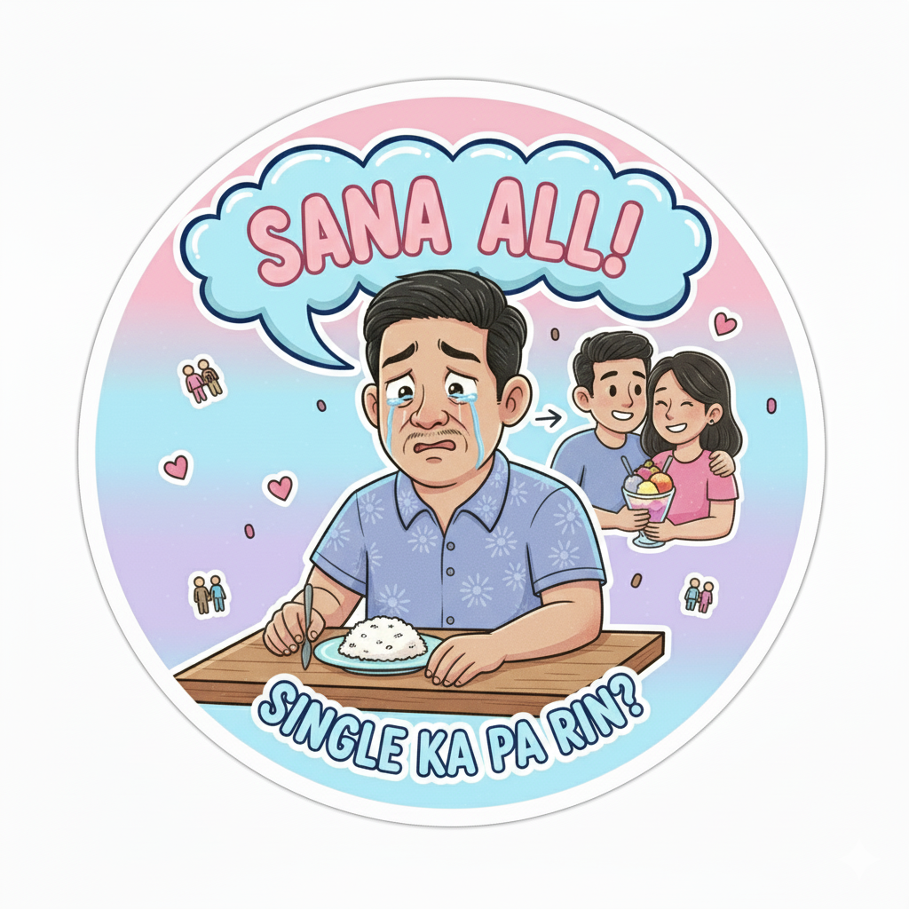 Sana All Sticker - Single Ka Pa Rin? Filipino Humor