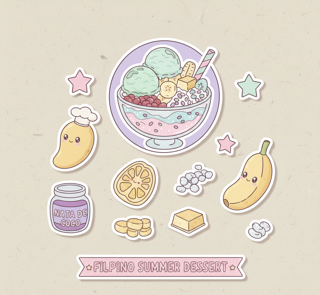 Halo-Halo Sweet Treats Gift Box - Filipino Dessert