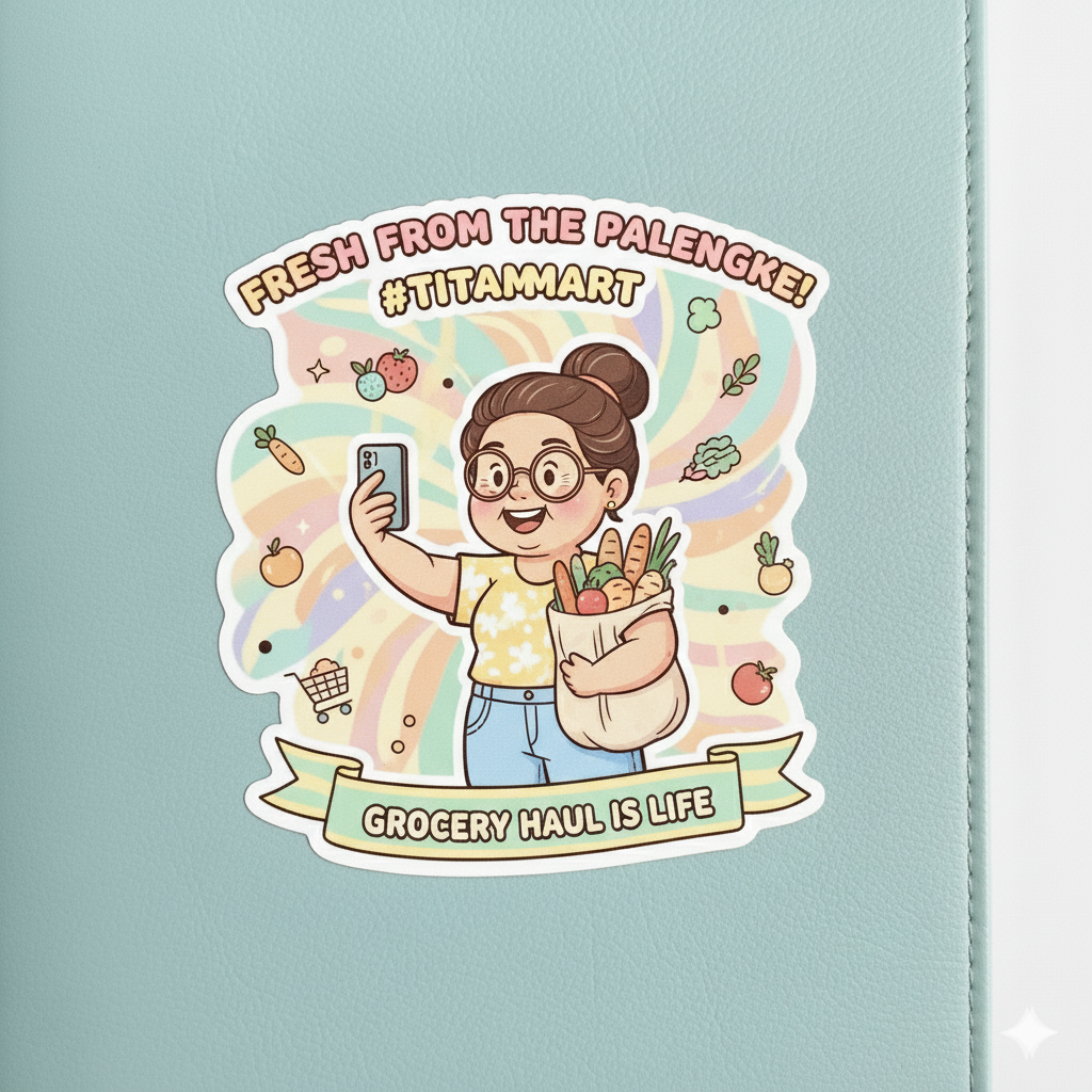 Fresh from the Palengke Sticker - #TitaMart Grocery Haul