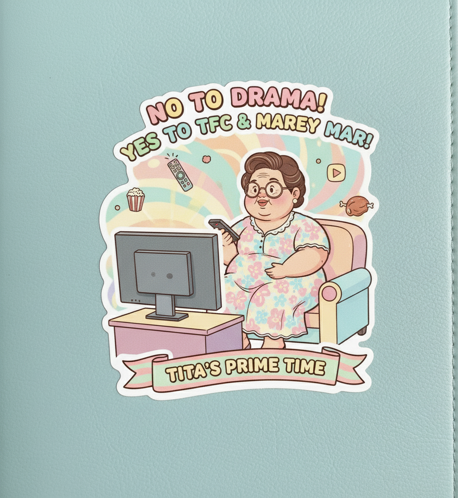 No to Drama Sticker - Yes to TFC & Marey Mar Tita Life
