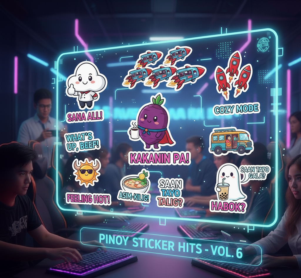 Pinoy Sticker Hits - Vol. 6 Sticker Pack