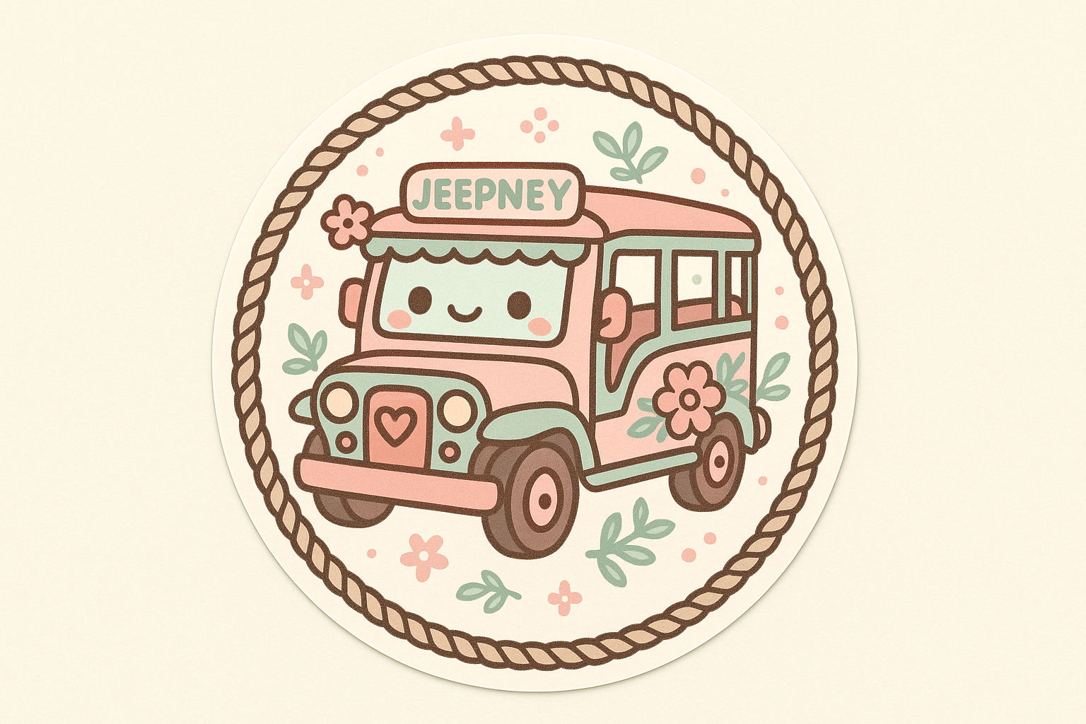 Filipino Jeepney Sticker