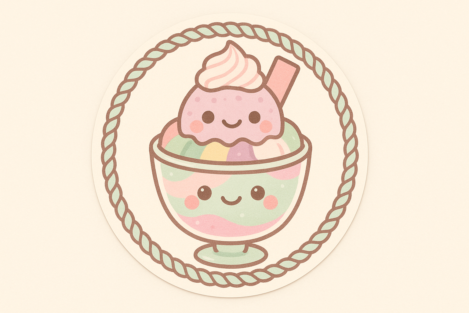 Halo-Halo Dessert Sticker